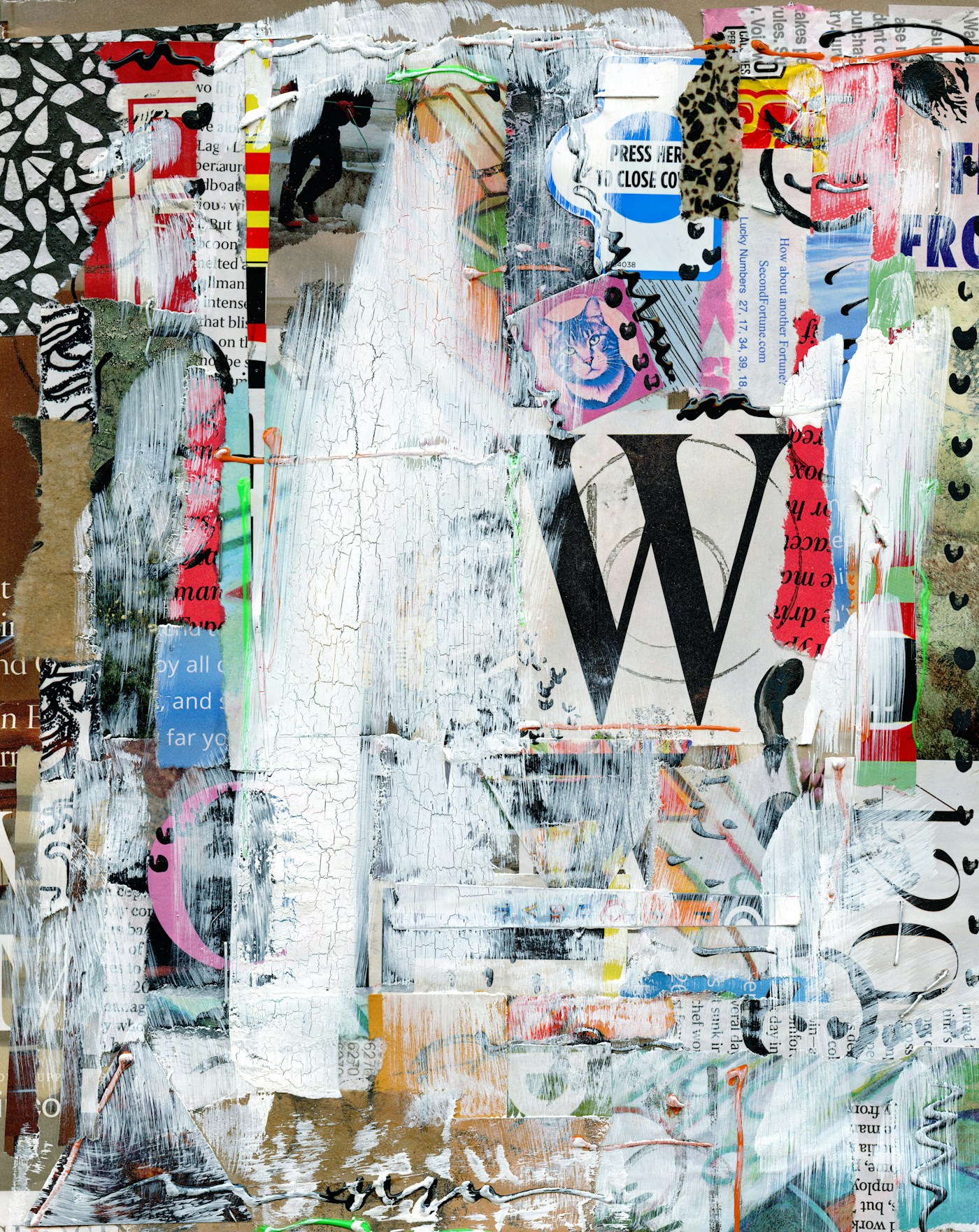 Family Album, layered paper collage