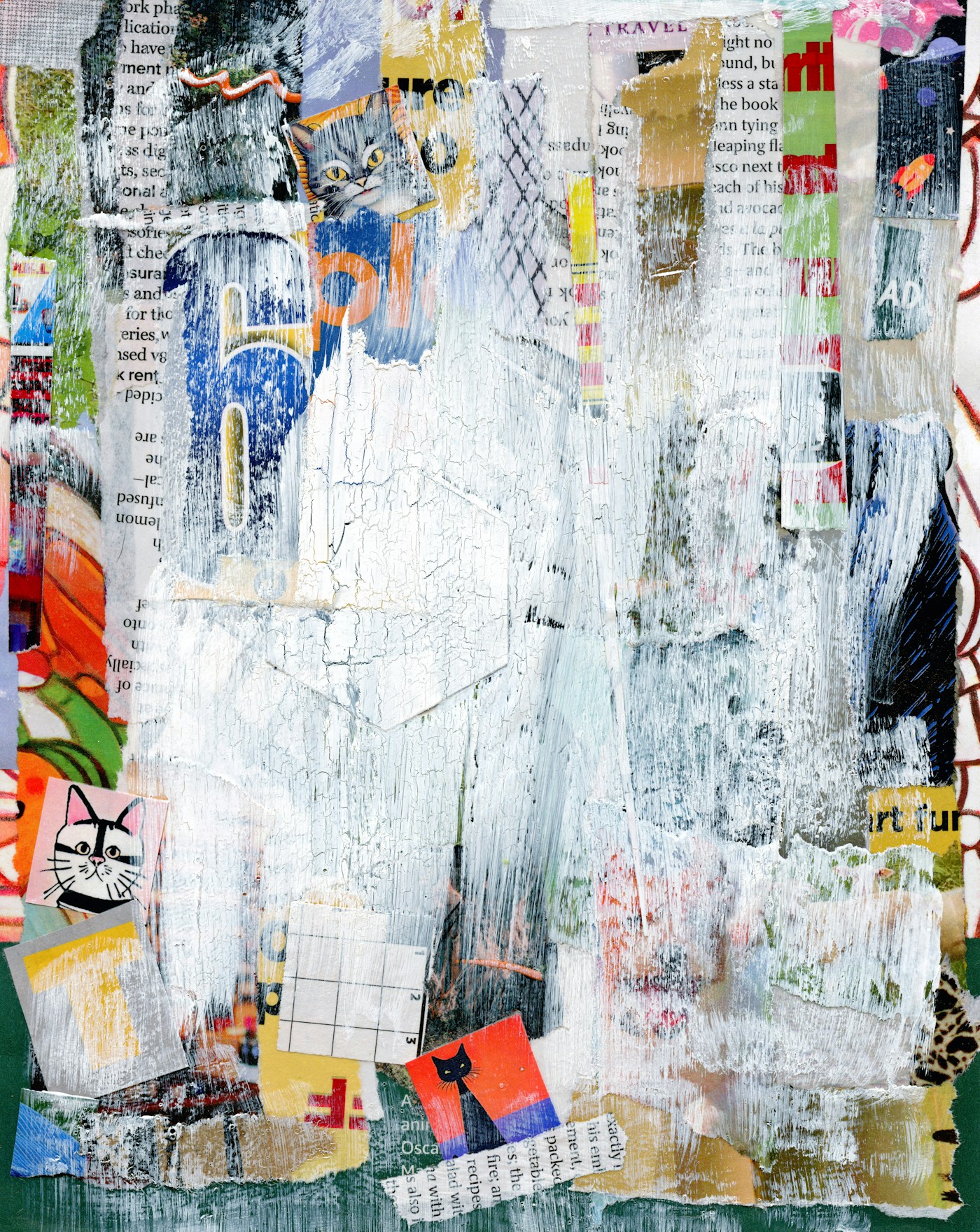 Paper City, collage